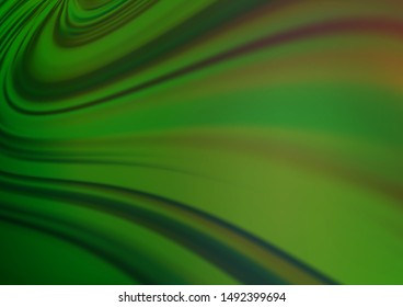 Light Green vector blurred shine abstract pattern. Colorful illustration in blurry style with gradient. Brand new style for your business design.