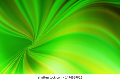 Light Green vector blurred shine abstract background. An elegant bright illustration with gradient. Completely new design for your business.