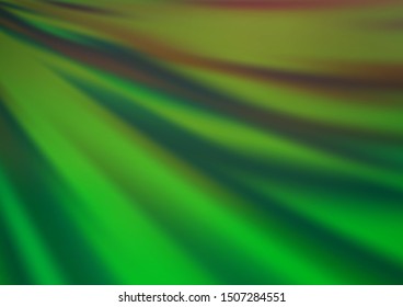 Light Green vector blurred shine abstract background. An elegant bright illustration with gradient. Brand new design for your business.