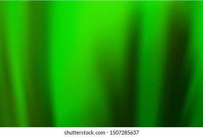 Light Green vector blurred shine abstract texture. Glitter abstract illustration with gradient design. Smart design for your work.