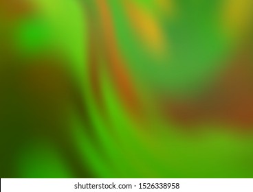 Light Green vector blurred shine abstract background. Colorful illustration in abstract style with gradient. The blurred design can be used for your web site.