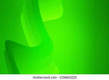 Light Green vector blurred shine abstract background. Glitter abstract illustration with gradient design. Elegant background for a brand book.