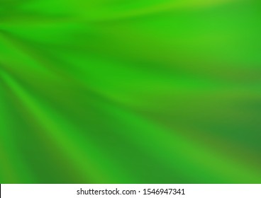 Light Green vector blurred shine abstract template. Colorful abstract illustration with gradient. The template for backgrounds of cell phones.