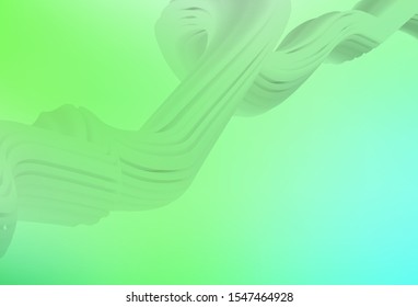 Light Green vector blurred shine abstract template. An elegant bright illustration with gradient. Smart design for your work.