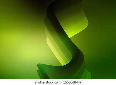 Light Green vector blurred shine abstract background. Colorful illustration in abstract style with gradient. The best blurred design for your business.