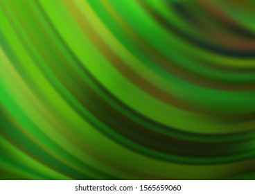 Light Green vector blurred shine abstract template. Creative illustration in halftone style with gradient. Brand new design for your business.