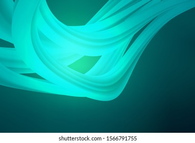 Light Green vector blurred shine abstract texture. New colored illustration in blur style with gradient. Elegant background for a brand book.