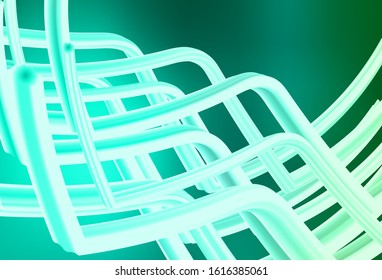 Light Green vector blurred shine abstract template. Modern abstract illustration with gradient. The best blurred design for your business.