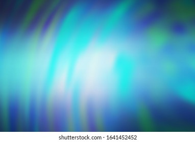 Light Green vector blurred shine abstract background. A completely new colored illustration in blur style. Smart design for your work.