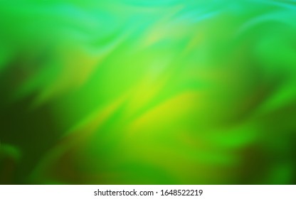 Light Green vector blurred shine abstract texture. New colored illustration in blur style with gradient. Completely new design for your business.