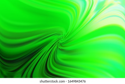 Light Green vector blurred shine abstract texture. An elegant bright illustration with gradient. New style design for your brand book.