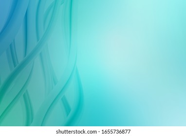 Light Green vector blurred shine abstract template. Colorful illustration in abstract style with gradient. The best blurred design for your business.