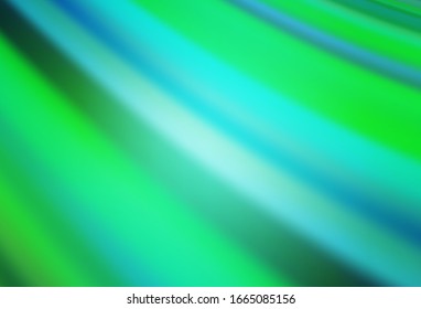 Light Green vector blurred shine abstract texture. A completely new colored illustration in blur style. New design for your business.