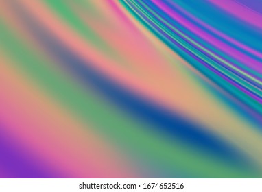 La textura abstracta del vector verde claro difuminada. Ilustración abstracta colorida con degradado. Diseño completamente nuevo para su negocio.