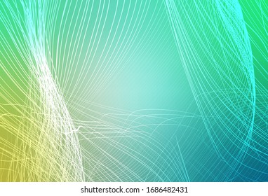 Light Green vector blurred shine abstract texture. Glitter abstract illustration with gradient design. Elegant background for a brand book.
