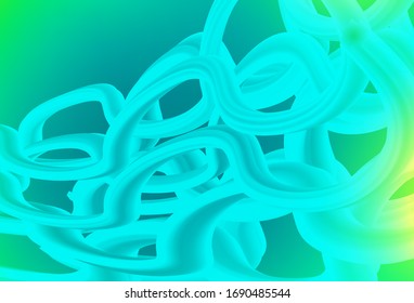Light Green vector blurred shine abstract template. Shining colorful illustration in smart style. Background for a cell phone.