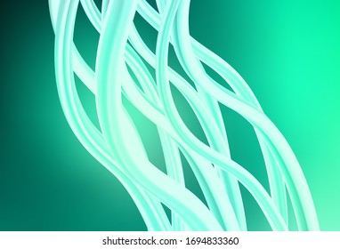 Light Green vector blurred shine abstract texture. Creative illustration in halftone style with gradient. The best blurred design for your business.
