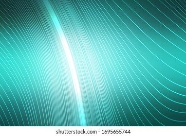 Light Green vector blurred shine abstract template. Colorful abstract illustration with gradient. Background for designs.