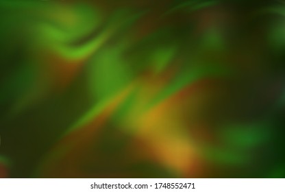 Vector verde claro borroso brillo fondo abstracto. Ilustración de colores brillantes de estilo inteligente. Nuevo diseño de estilo para tu libro de marca.