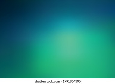 Light Green vector blurred shine abstract background. A completely new colored illustration in blur style. Blurred design for your web site.
