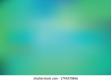 Plantilla abstracta de brillo difuminado del vector verde claro. Una ilustración de color completamente nueva en un estilo borroso. Nuevo diseño de estilo para tu libro de marca.