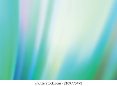 Light Green vector blurred shine abstract template. An elegant bright illustration with gradient. New style design for your brand book.