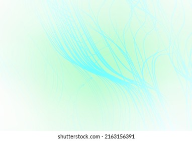 Light Green vector blurred shine abstract background. Creative illustration in halftone style with gradient. New way of your design.