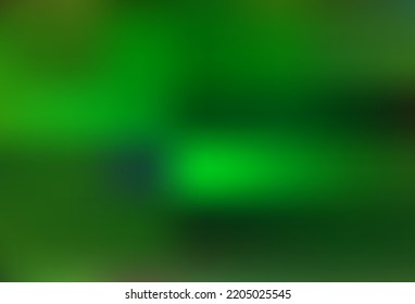 Light Green vector blurred shine abstract template. Shining colorful illustration in a Brand new style. Elegant cover for a brand book.