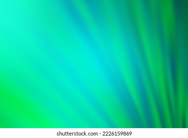 Light Green vector blurred shine abstract background. A completely new colored illustration in blur style. Smart design for your work.