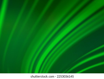 El vector verde claro difuminó el patrón abstracto. Ilustración colorida de estilo borroso con gradiente. Un diseño completamente nuevo para su negocio.