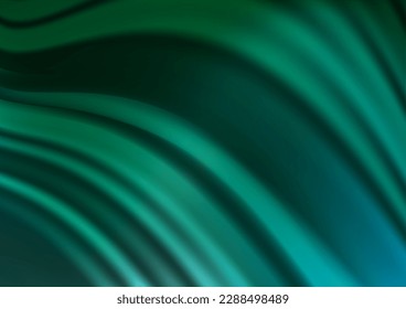 Light Green vector blurred shine abstract background. Colorful abstract illustration with gradient. The template can be used for your brand book.