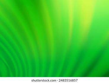 Light Green vector blurred shine abstract pattern. Shining colorful illustration in a Brand new style. Brand new style for your business design.