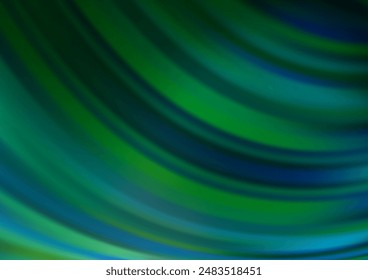 Light Green vector blurred shine abstract background. A vague abstract illustration with gradient. A completely new design for your business.