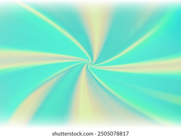 Light Green vector blurred shine abstract template. A completely new color illustration in a bokeh style. The blurred design can be used for your web site.