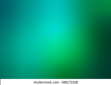 Luz verde vetor borrado brilho ilustração. Novo padrão para o design de sua empresa. Fundo colorido em estilo abstrato com gradiente. 