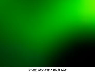 Light Green vector blurred shine abstract template. Brand-new colored illustration in blurry style with gradient. A completely new template for your business design.
