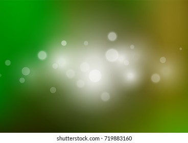 Light green vector blurred shine abstract background. Modern geometrical abstract illustration with gradient. A completely new design for your business.