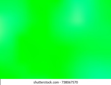 Light Green vector blurred shine abstract background. Colorful abstract illustration with gradient. Brand-new style for your business design.