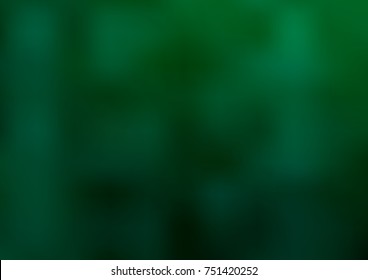 Light Green vector blurred shine abstract template. Creative illustration in halftone style with gradient. Brand-new style for your business design.