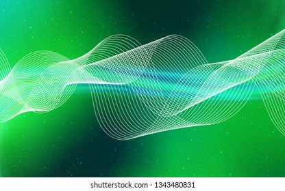Light Green vector blurred template. Colorful abstract illustration with gradient. Elegant background for a brand book.