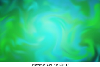 Light Green vector blurred template. Shining colored illustration in smart style. New style design for your brand book.