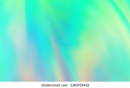 Light Green vector blurred template. Abstract colorful illustration with gradient. New style design for your brand book.