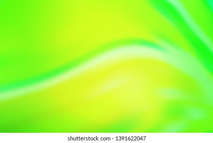 Light Green vector blurred template. Colorful abstract illustration with gradient. New style for your business design.