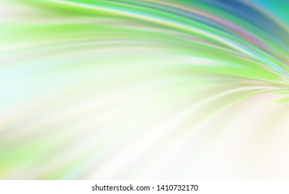 Light Green vector blurred template. Abstract colorful illustration with gradient. The best blurred design for your business.