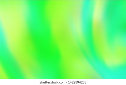Light Green vector blurred template. A completely new colored illustration in blur style. New style for your business design.