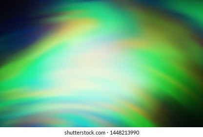 Light Green vector blurred template. Colorful illustration in abstract style with gradient. Completely new design for your business.