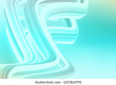 Light Green vector blurred template. Glitter abstract illustration with gradient design. New way of your design.