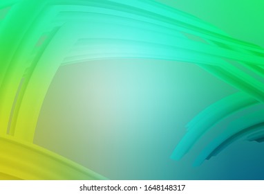 Light Green vector blurred template. Shining colorful illustration in smart style. The best blurred design for your business.