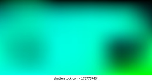 Light Green vector blurred template. Abstract colorful illustration in blur style with gradient. Wallpaper for your web apps.
