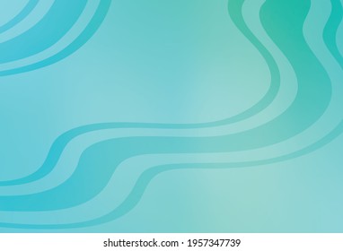 Light Green vector blurred template. Colorful illustration in abstract style with gradient. The best blurred design for your business.